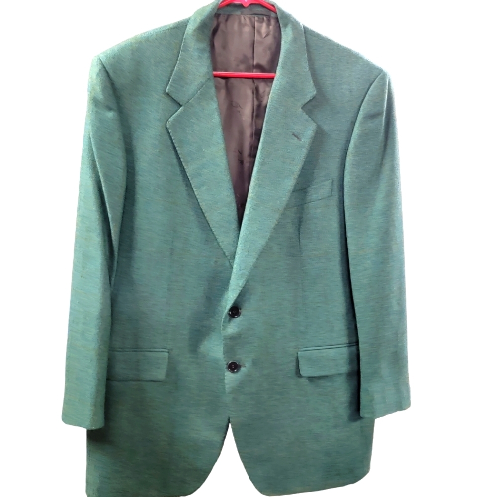 Vintage Loro Piana green wool cashmere sports blazer